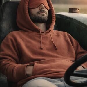 Late Sunday Afternoon Apollo Hoodie Built-In Eye Mask Travel Hoodie Sz XS